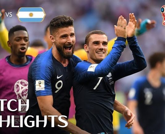 फ्रान्स बिश्वकप फुटबलको क्वाटरफाइनलमा, अर्जेन्टिना ४ – ३ ले पराजित