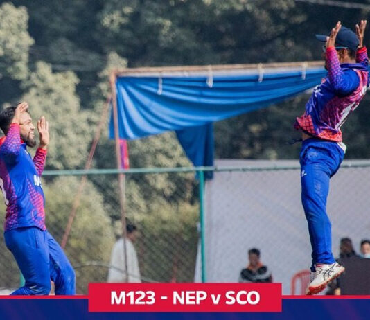 आईसीसी विश्वकप लिग टू: ब्याटिङमा दीपेन्द्र र कुशल चम्किदा नेपालले स्कटल्याण्डलाई हरायो
