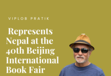 Viplob Pratik Represents Nepal at the 40th Beijing International Book Fair