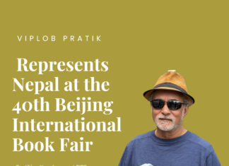 Viplob Pratik Represents Nepal at the 40th Beijing International Book Fair